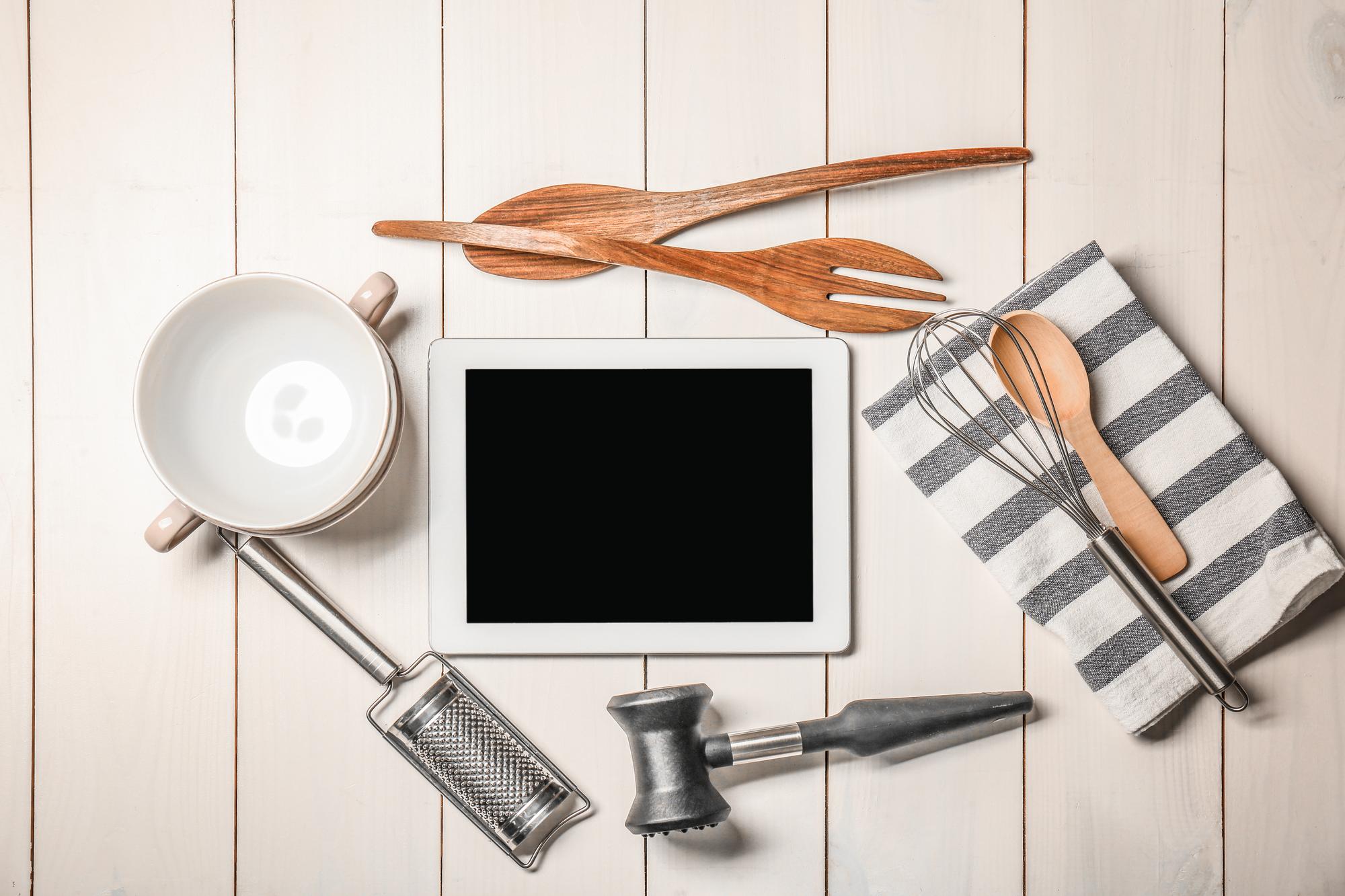 Cozy tech-enabled kitchen corner